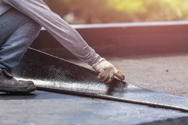 Professional Basement Waterproofing technician working in Fortville, IN